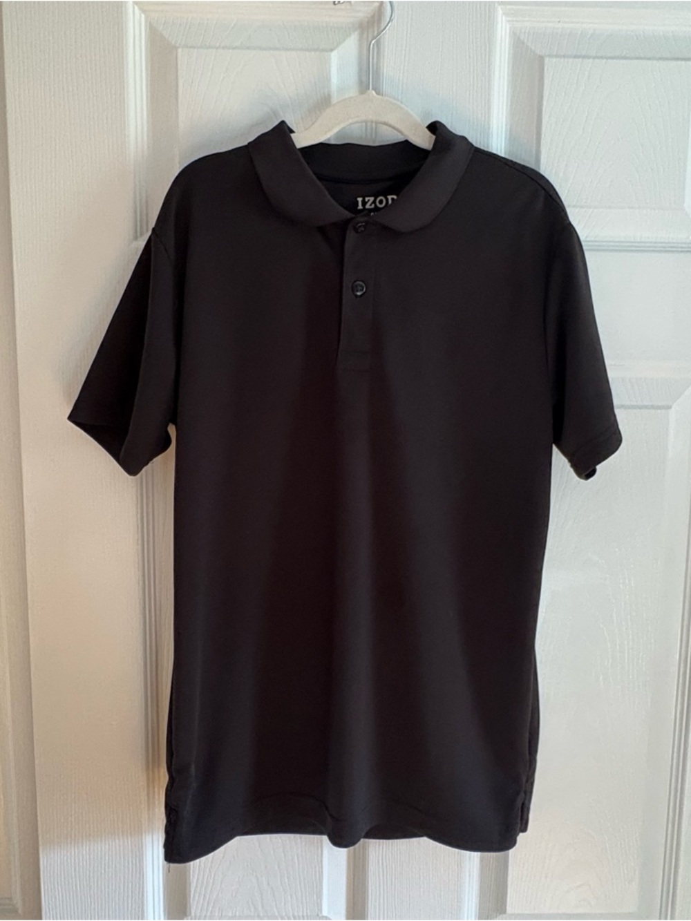 Izod Black Boys Polo Shirt